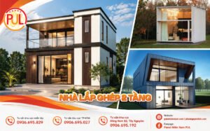 nhà panel ghép 2 tầng