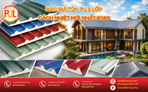 Tôn PU 3 lớp cách nhiệt đang được nhiều chủ đầu tư lựa chọn thay thế cho dòng 2 lớp truyền thống nhờ khả năng cách nhiệt, cách âm vượt trội hơn nhờ cấu trúc đối xứng hai mặt tôn.