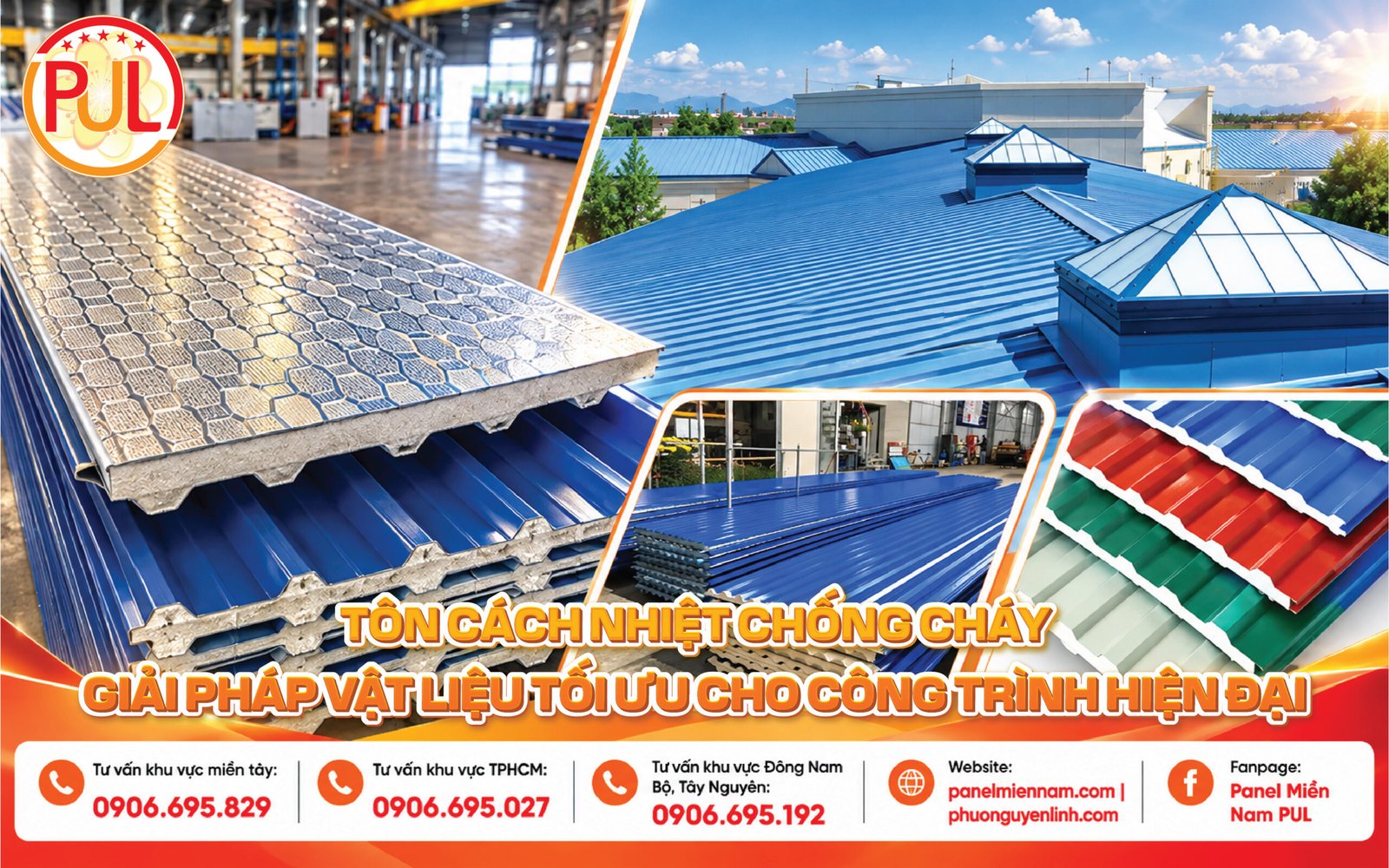 Tôn Cách Nhiệt Chống Cháy: Giải Pháp Vật Liệu Tối Ưu Cho Công Trình Hiện Đại